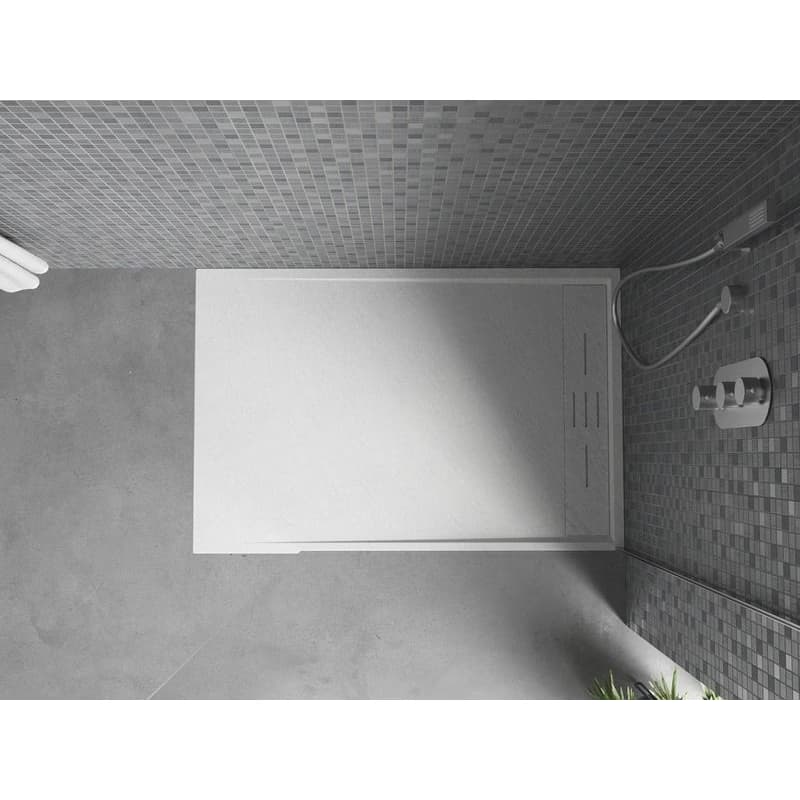 MEXEN - Amon obdĺžniková sprchová vanička SMC 100 x 80, biela 4F108010 4