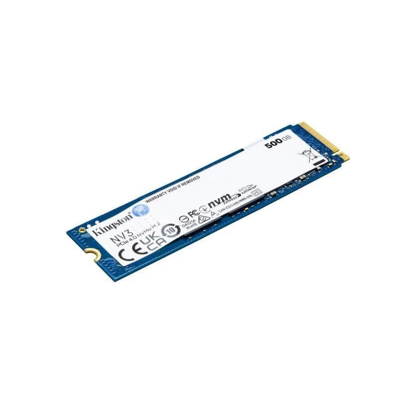Kingston SSD 500GB NV3, M.2 2280, NVMe PCIe Gen4x4, (R: 5000MB/s; W: 3000MB/s) 2
