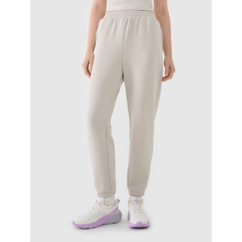 Dámske tepláky 4F TROUSERS CAS F1010-83S-BEIGE 2