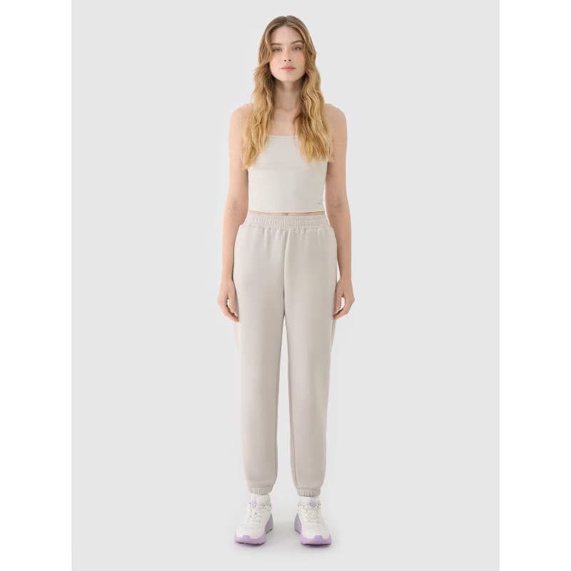 Dámske tepláky 4F TROUSERS CAS F1010-83S-BEIGE 3