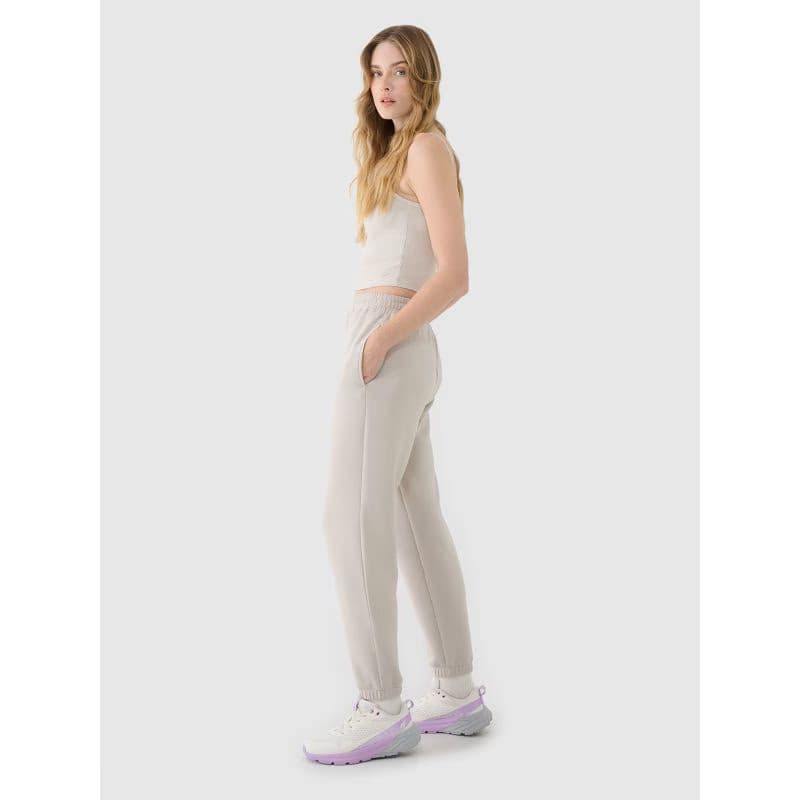 Dámske tepláky 4F TROUSERS CAS F1010-83S-BEIGE 5