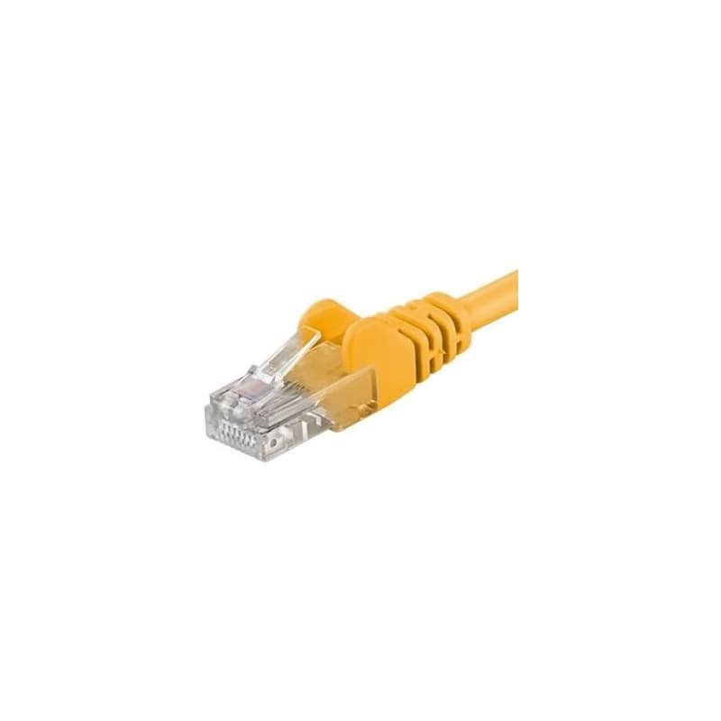PremiumCord Patch kábel UTP RJ45-RJ45 CAT6 1, 5m žltá 1