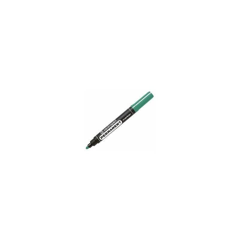 Značkovač Centropen 8566 permanent zelený valcový hrot 2,5mm 1