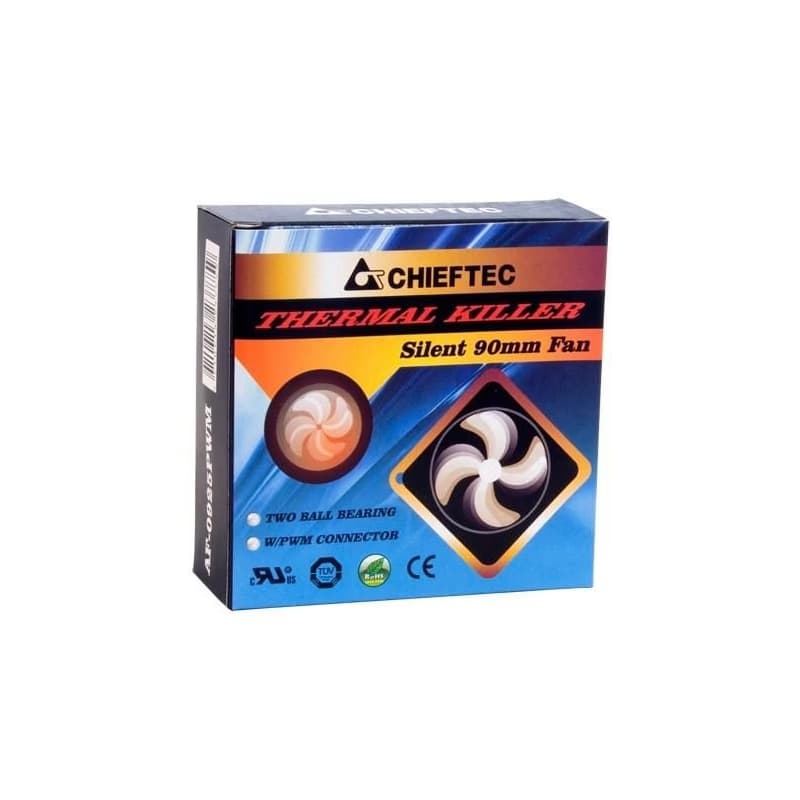 CHIEFTEC vetrák AF-0925PWM, 92x92x25 mm, 2-ball, PWM 2