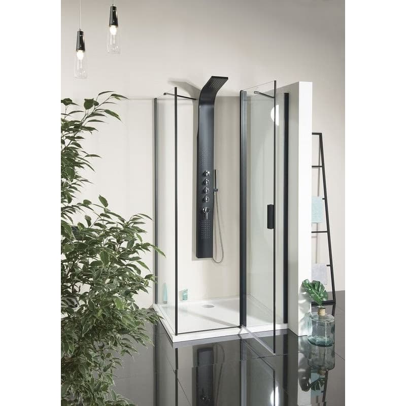 POLYSAN - ZOOM BLACK sprchové dvere 1200, číre sklo ZL1312B 3