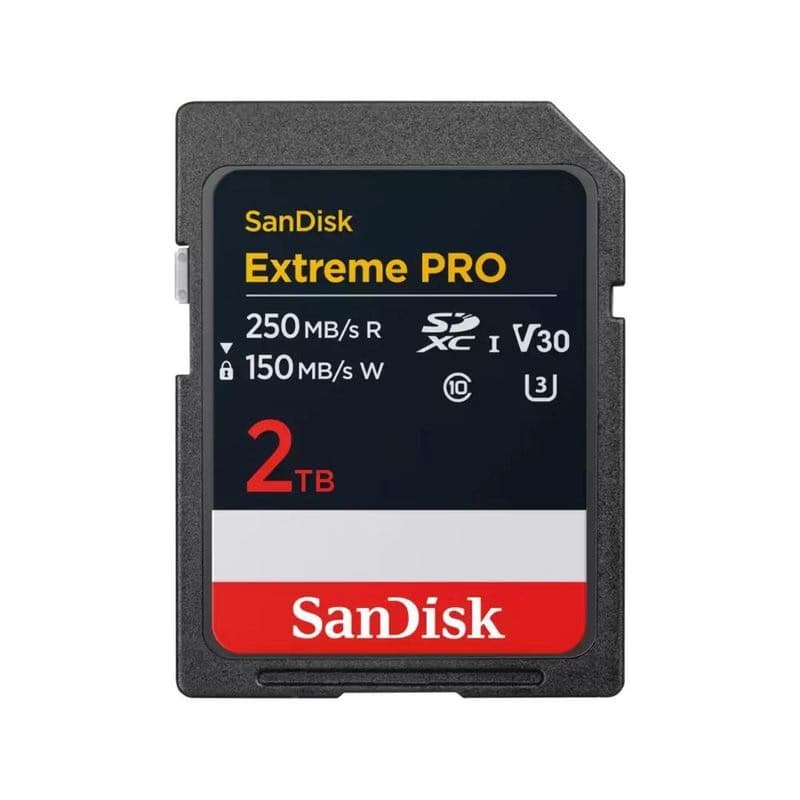 SanDisk SDXC karta 2TB Extreme PRO (250 MB/s Class 10, UHS-I U3 V30) 1