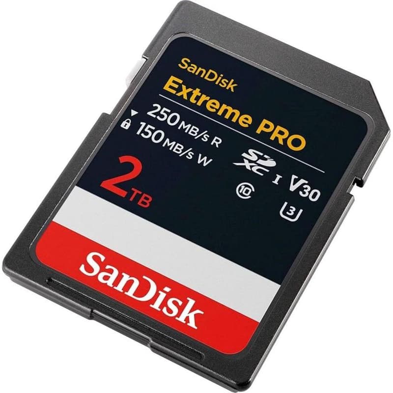 SanDisk SDXC karta 2TB Extreme PRO (250 MB/s Class 10, UHS-I U3 V30) 2