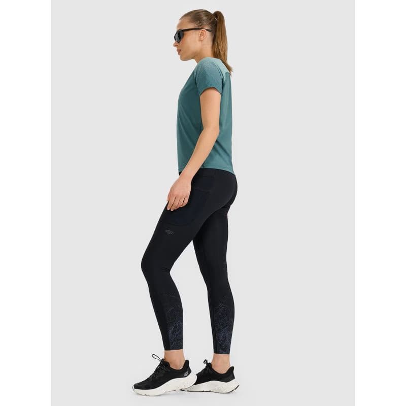 Dámske bežecké zateplené legíny 4F TIGHTS FNK F357-WAW25TFTIF357-20S-DEEP BLACK 5