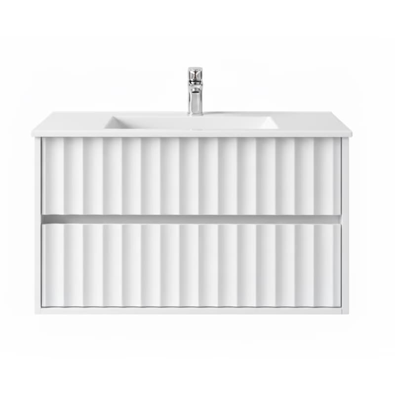 Elvisia Kúpeľňová skrinka s umývadlom NOA White U80 | 80 cm 2