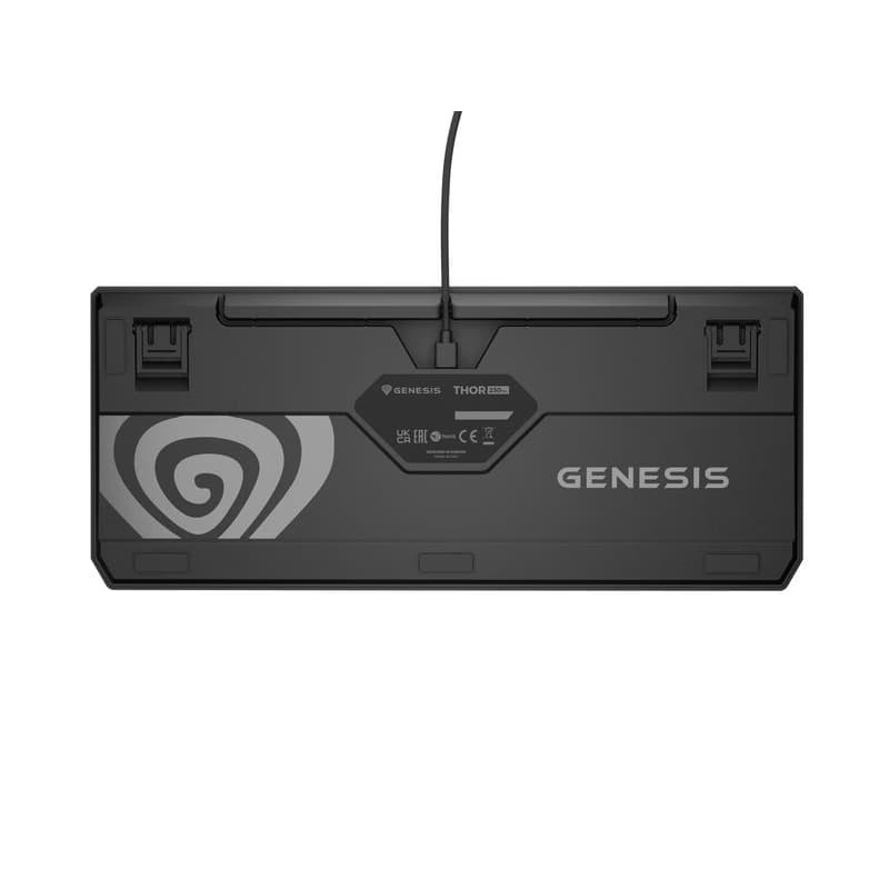 Genesis herná klávesnica THOR 230/TKL/RGB/Outemu Red/Drôtová USB/US layout/Čierna 3