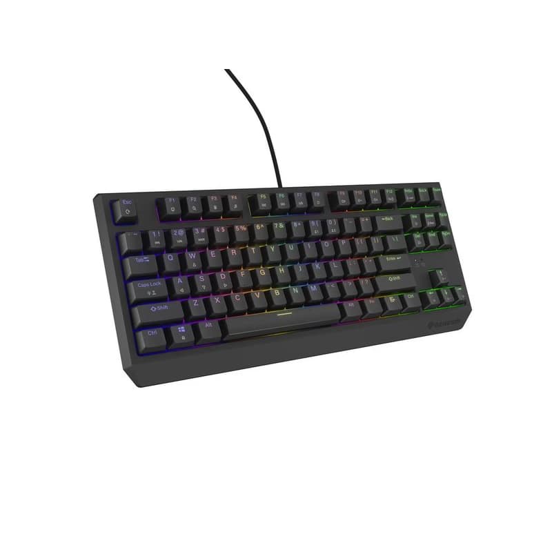 Genesis herná klávesnica THOR 230/TKL/RGB/Outemu Red/Drôtová USB/US layout/Čierna 5
