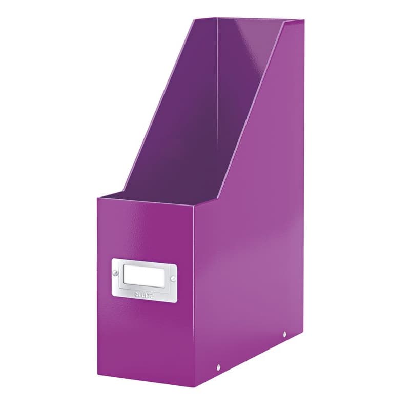 LEITZ Stojan na časopisy Click&Store, purpurová 1