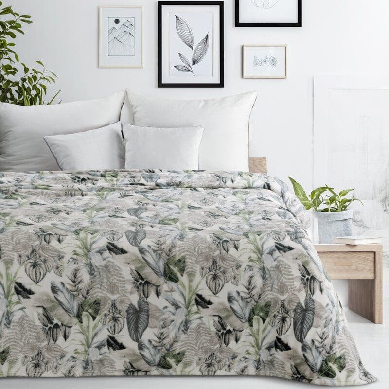 ArtFir Deka DAVOS 2 | zelená/biela 150 x 200 cm 2