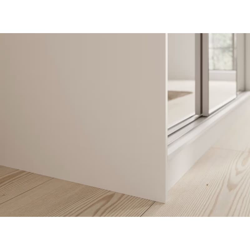 ArtAdrk Šatníková skriňa TOLA | biela 200 cm 4