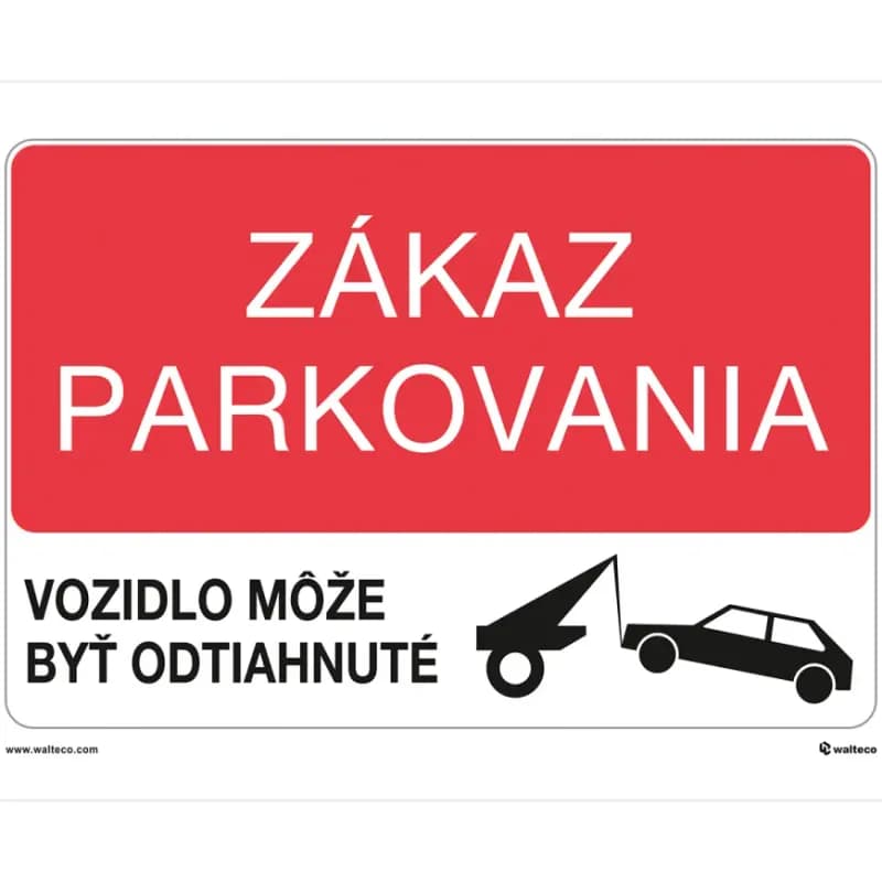 Zákaz parkovania, odťah A4