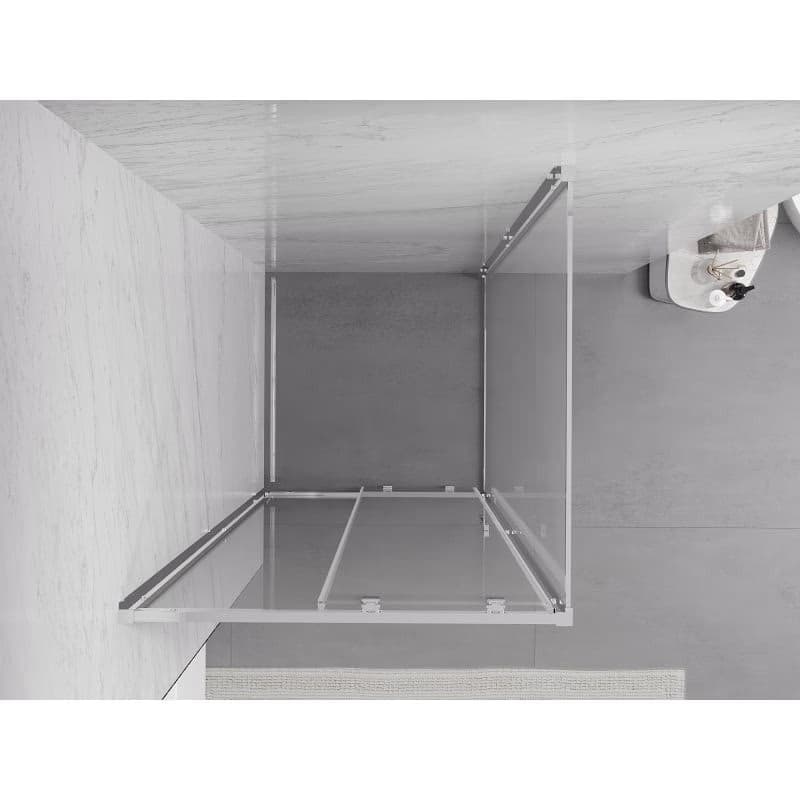 MEXEN/S - Exo sprchovací kút, posuvné dvere 90 x 90, transparent, chróm 8151-090-090-01-00 5