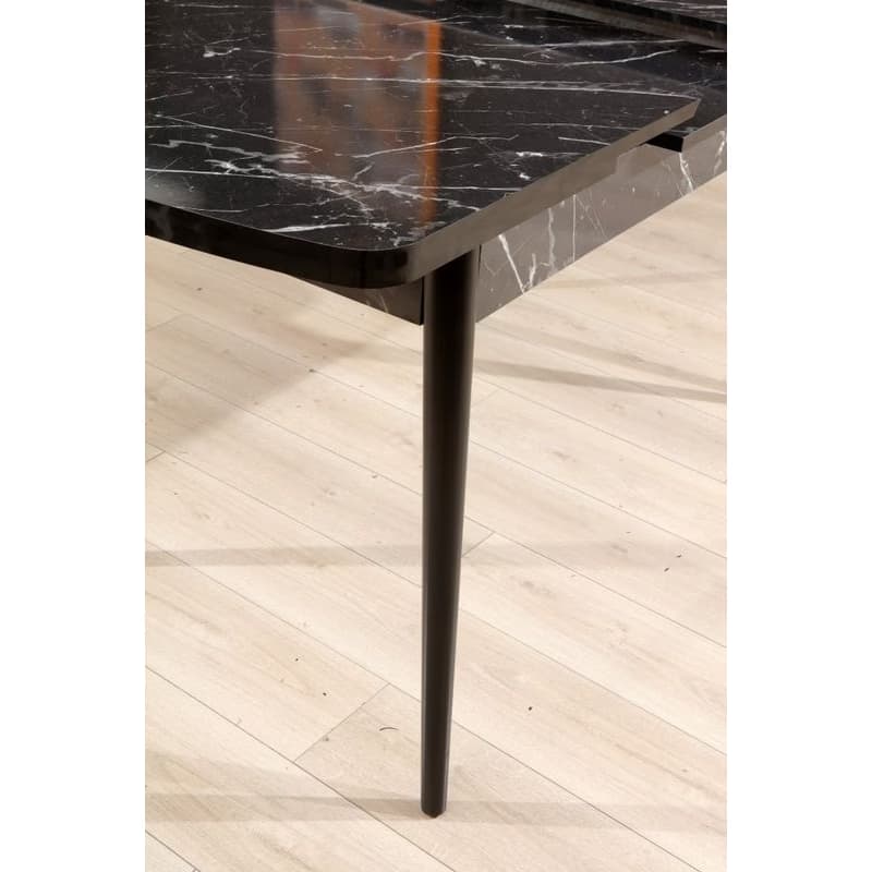 Extendable Dining Table Bendir - Black 3
