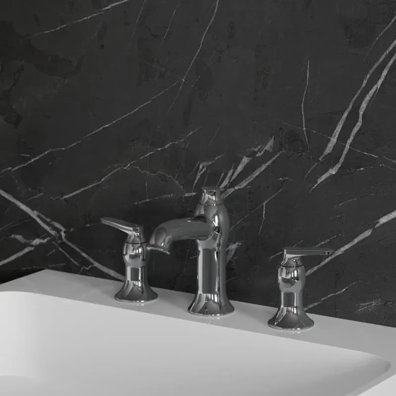OMNIRES - ART DECO umývadlová batéria 3-otvorová, chróm lesk AD5114CR 3