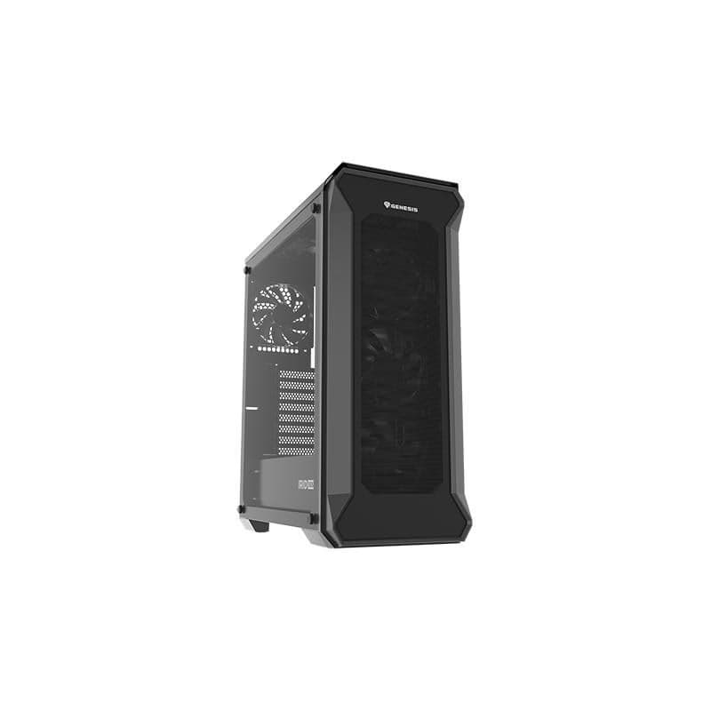 Počítačová skriňa Genesis IRID 505F/Midi Tower/Transpar./Čierna 1