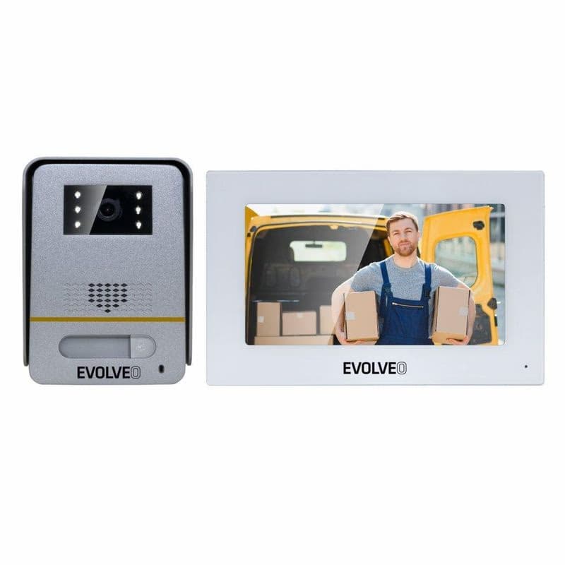 EVOLVEO DoorPhone AP1-2, drôtový videotelefón s aplikáciou, biely 2