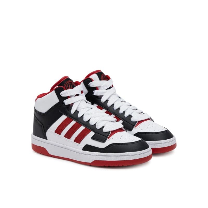 Chlapčenská vychádzková obuv ADIDAS Rapid Court Mid Jr core black red cloud white 2