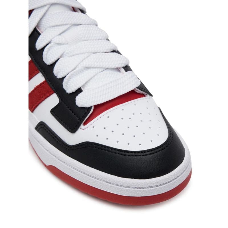Chlapčenská vychádzková obuv ADIDAS Rapid Court Mid Jr core black red cloud white 4