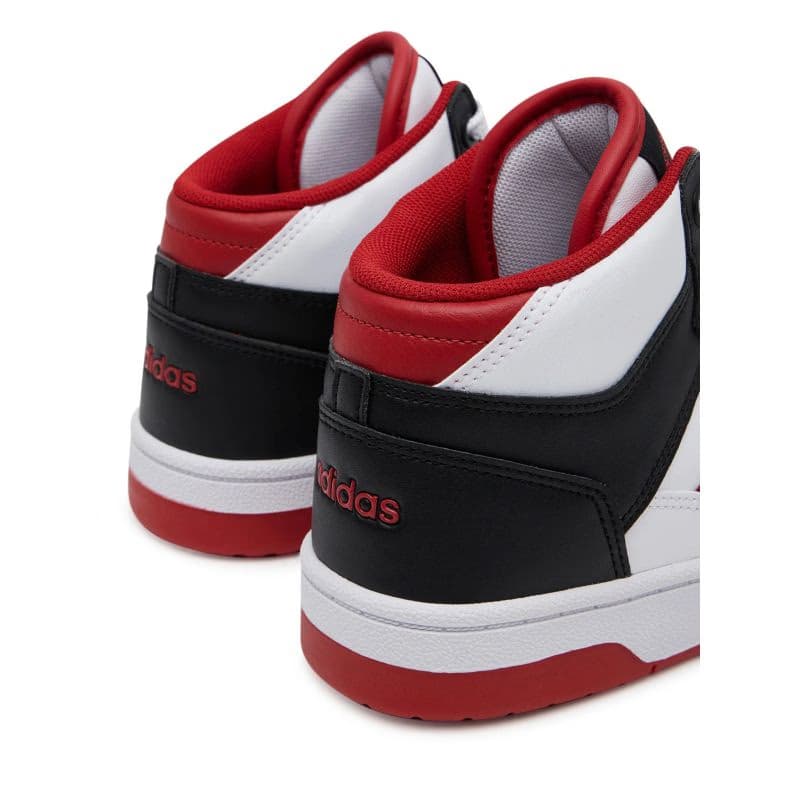 Chlapčenská vychádzková obuv ADIDAS Rapid Court Mid Jr core black red cloud white 5
