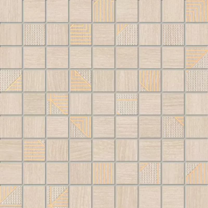 Obklad Mozaik Woodbrille Beige 30/30 1