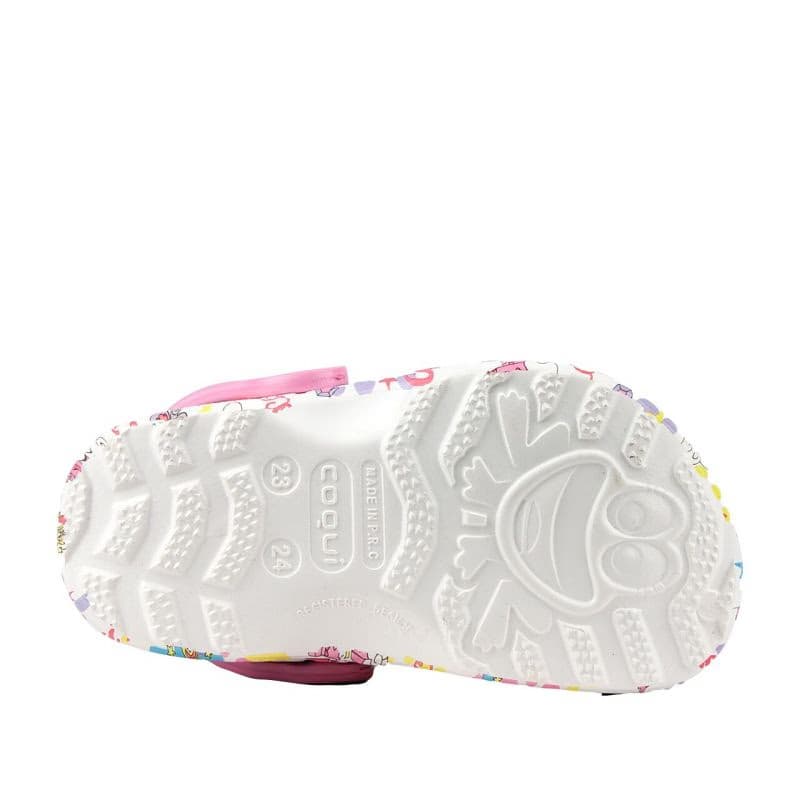 Detské kroksy (rekreačná obuv) COQUI Little frog white pink 5