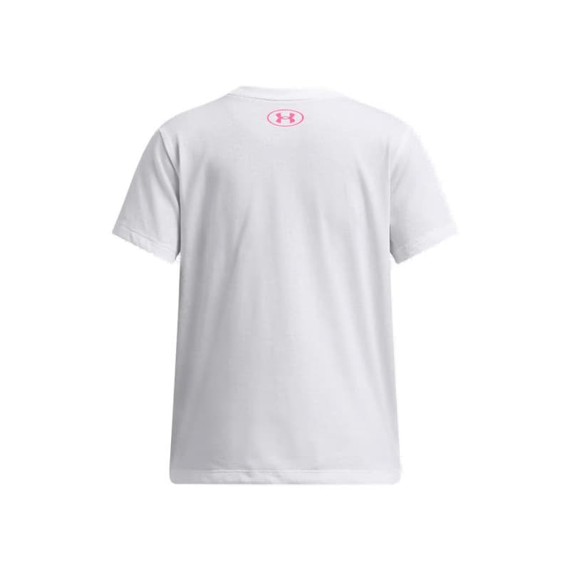 Dievčenské tričko s krátkym rukávom UNDER ARMOUR UA BIG LOGO SS-WHT 2