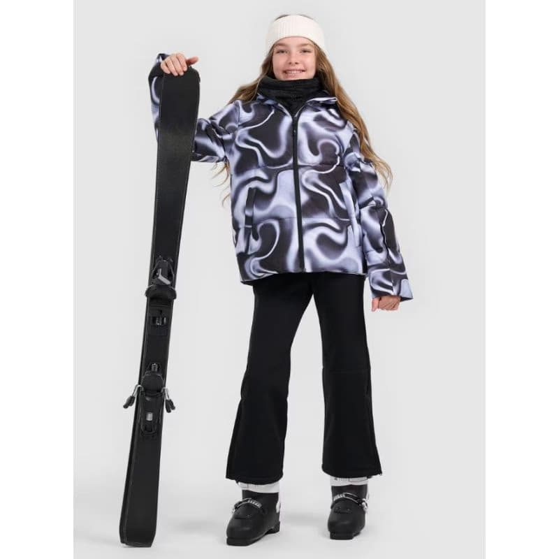 Dievčenská lyžiarska bunda 4F JUNIOR TECHNICAL JACKET F0826-4FJWAW25TTJAF0826-91A-MULTICOLOUR 1 ALLOVER 5
