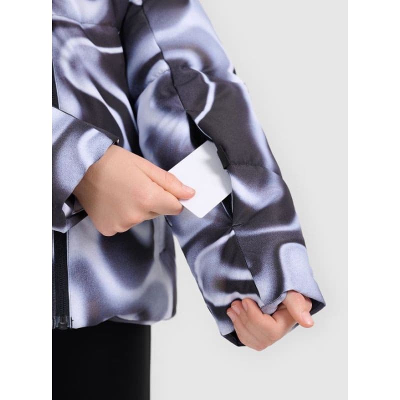 Dievčenská lyžiarska bunda 4F JUNIOR TECHNICAL JACKET F0826-4FJWAW25TTJAF0826-91A-MULTICOLOUR 1 ALLOVER 6