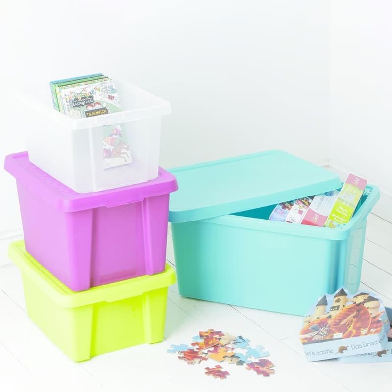 CURVER Úložný box ESSENTIALS 26l s vekom | zelená 6