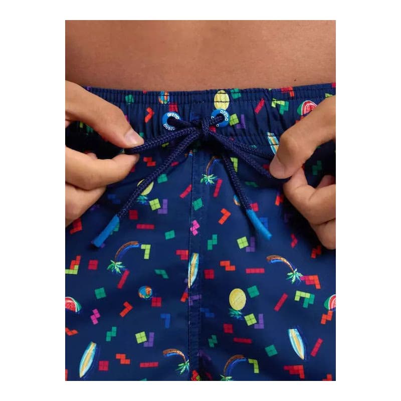 Pánske plavky ARENA MENS BEACH BOXER ALLOVER-750-navy multi 3