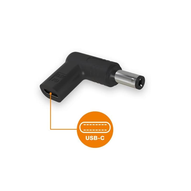Aligator USB-C napájacia redukcia 5,5 x 2,1 mm pre notebooky Acer/Compaq/HP/Fujitsu/Toshiba 2