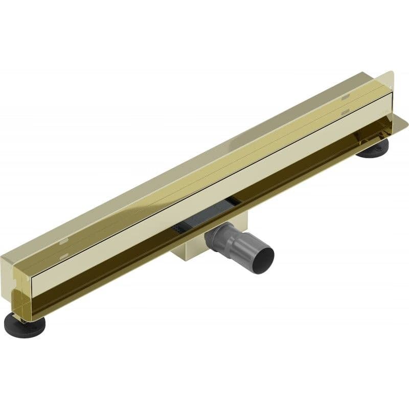 MEXEN - Flat Wall žľab k stene 2v1 60 cm zlatý 1530060 4