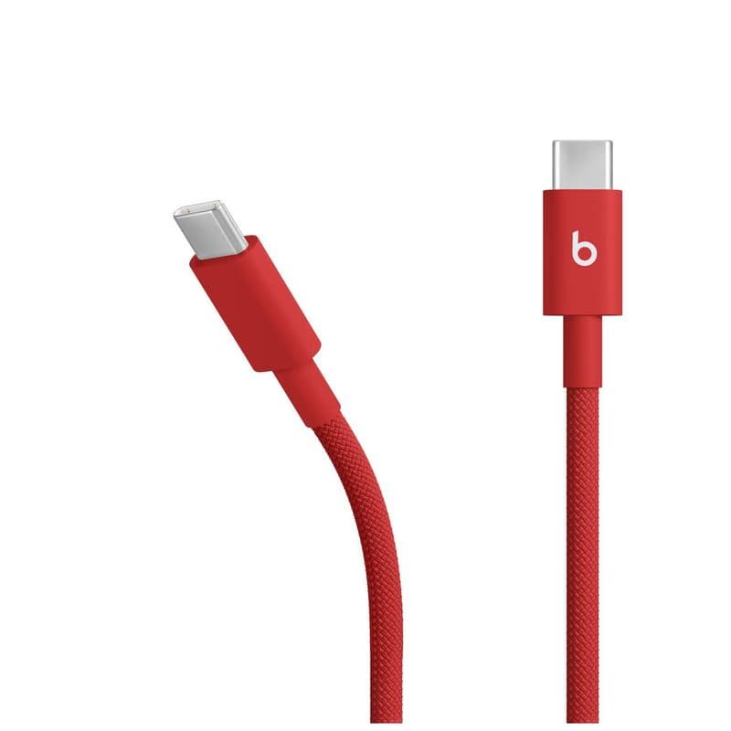 Beats USB-C / USB-C Woven Cable (1.5m) - Rapid Red 2