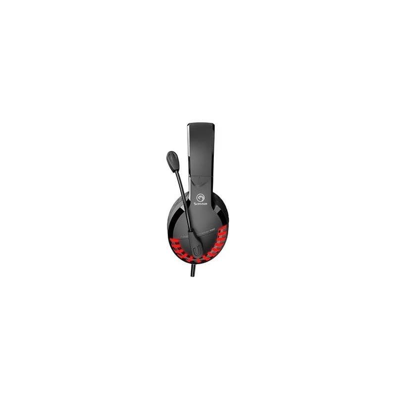 Marvo HG9022 sluchátka s mikrofónom, káblové, černo-červená, 7.1 (virtualne), LED, podsvietená typ USB 2