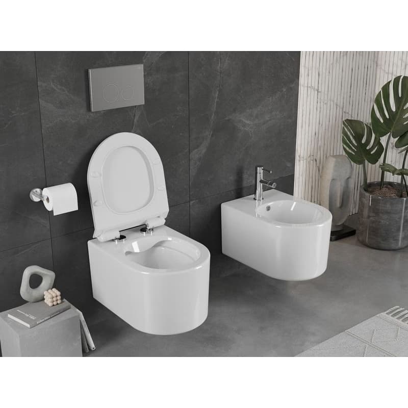 MEXEN/S - Sofia Závesná WC misa vrátane sedátka s slow-slim, duroplast, biela 30540100 3