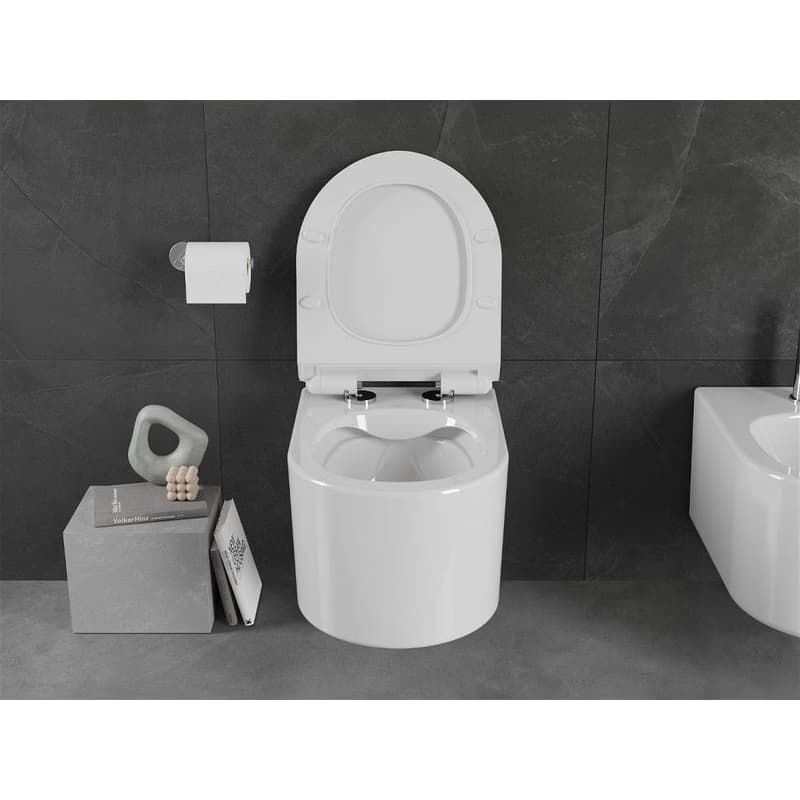MEXEN/S - Sofia Závesná WC misa vrátane sedátka s slow-slim, duroplast, biela 30540100 4