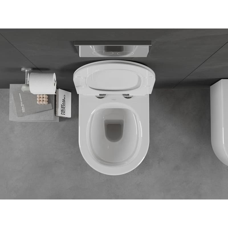 MEXEN/S - Sofia Závesná WC misa vrátane sedátka s slow-slim, duroplast, biela 30540100 5