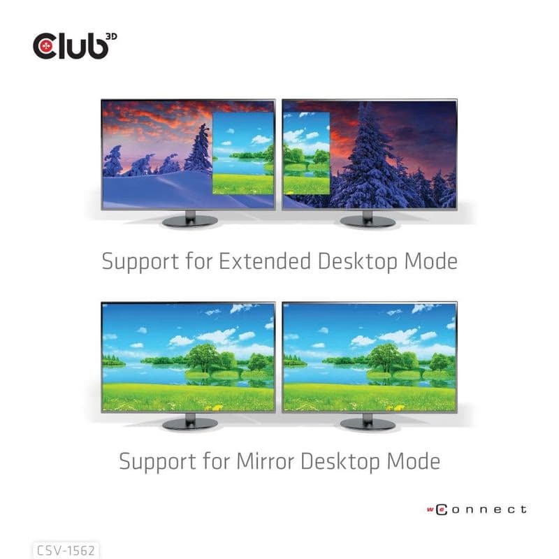 Club3D Dokovacia stanica USB-C 13v1, 2xDP, 3xHDMI, 1xUSB-C, 5xUSB, 1xRJ45, 1x3.5mm, čierna 4