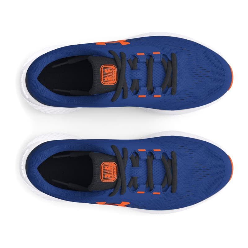 Chlapčenská športová obuv (tréningová) UNDER ARMOUR UA BGS Charged Rogue 4 tech blue black orange blast 5
