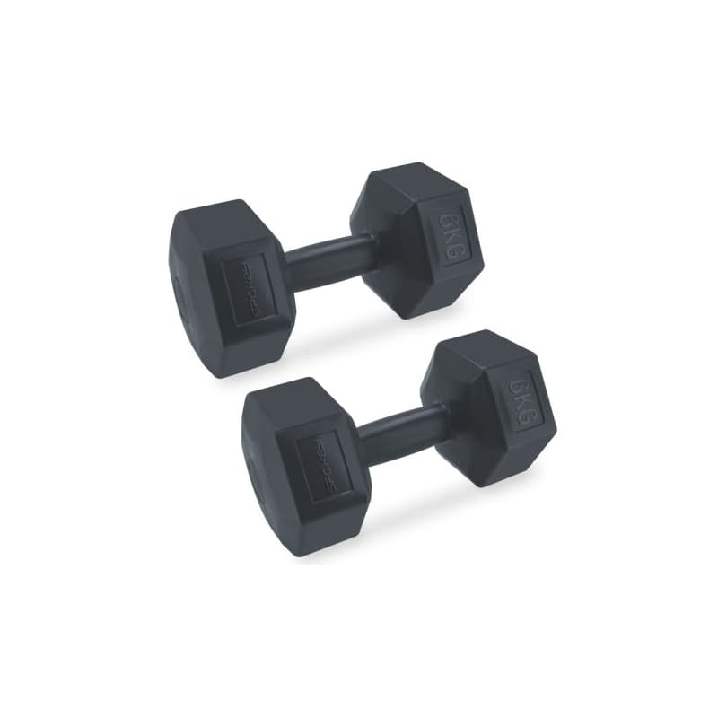 Set závažia SPOKEY MONSTER BLACK HEXA 2x 6 kg