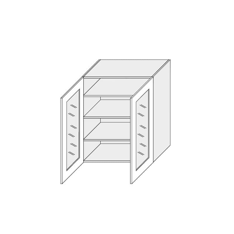 ArtExt Kuchynská skrinka horná, W4S/80 Amaro Farba korpusu: Grey 2