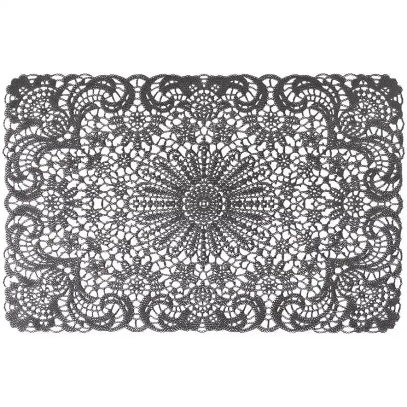 Podložka pod tanier  Lace 45x30 cm sivá ar-mata-lace-szar 1