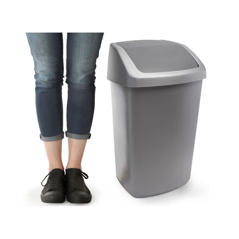 CURVER Odpadkový kôš SWING BIN 50L | sivý 6