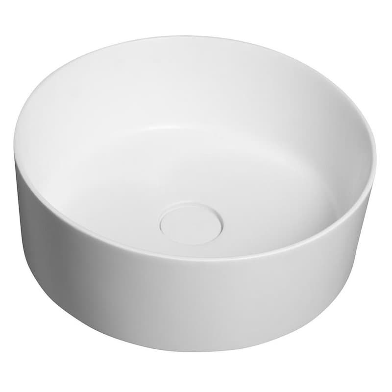 SAPHO - THIN umývadlo na dosku, priemer 38cm, bielá mat WN548 1