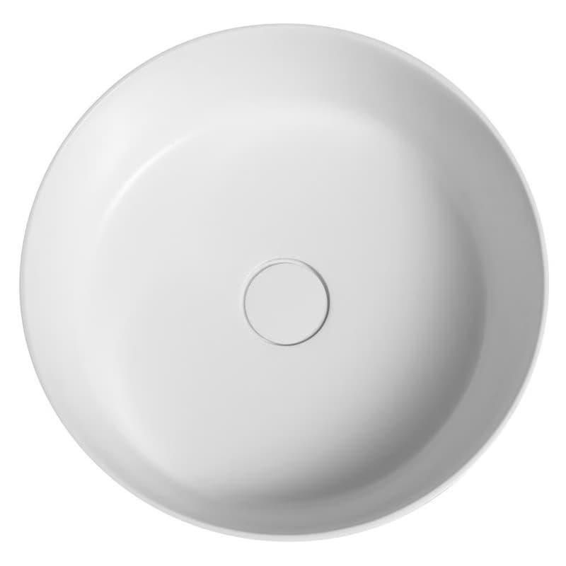SAPHO - THIN umývadlo na dosku, priemer 38cm, bielá mat WN548 2