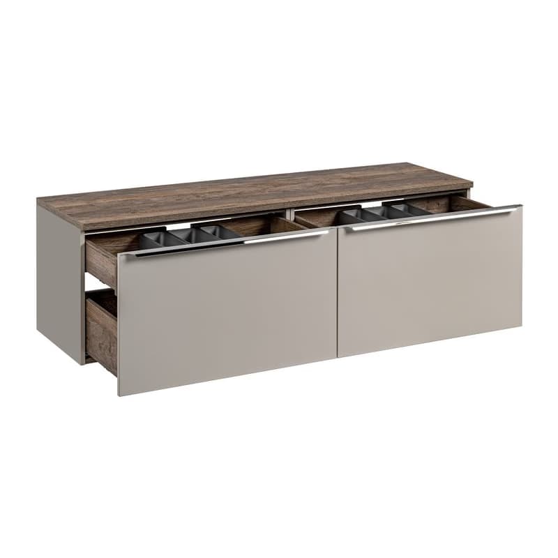 ArtCom Kúpeľňová skrinka s doskou SANTA Fe Taupe D160/1 | 160 cm 3